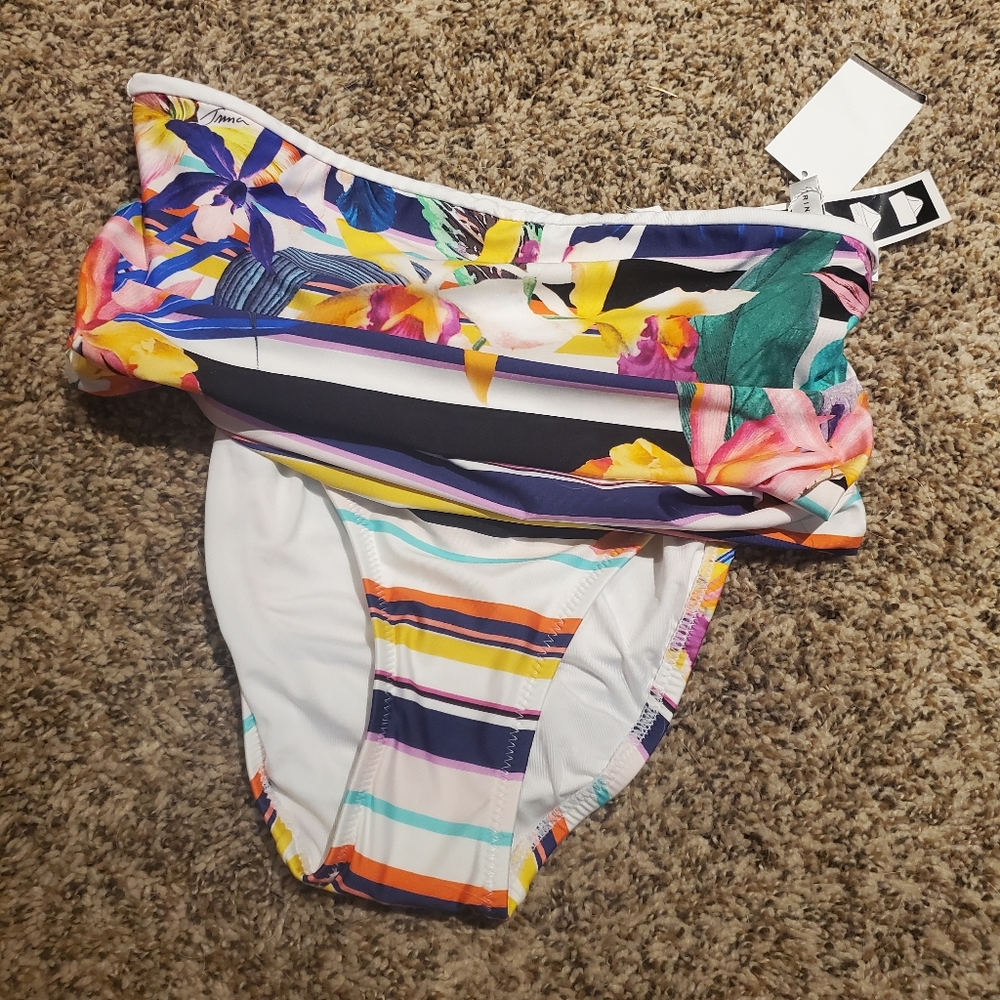 NWT TRINA TURK Treasure Cove High Waist bottoms